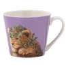 Maxwell & Williams Marini Ferlazzo Wild Planet Mug 370ML Lion Gift Boxed In Purple