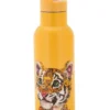 Maxwell & Williams Marini Ferlazzo Wild Planet Double Wall Insulated Bottle 500ML Tiger In Yellow