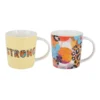 Maxwell & Williams Kasey Rainbow Be Fierce Strong Mug Set Of 2 380ML Gift Boxed In Multi