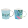 Maxwell & Williams Kasey Rainbow Be Fierce Mug Set Of 2 380ML Wild Gift Boxed In Blue Multi