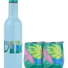 Maxwell & Williams Kasey Rainbow Be Fierce Double Wall Insulated Wine Set Wild 3pc Gift Boxed