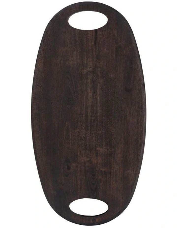 Maxwell & Williams Graze Oval Serving Board 48x25x2cm In Black