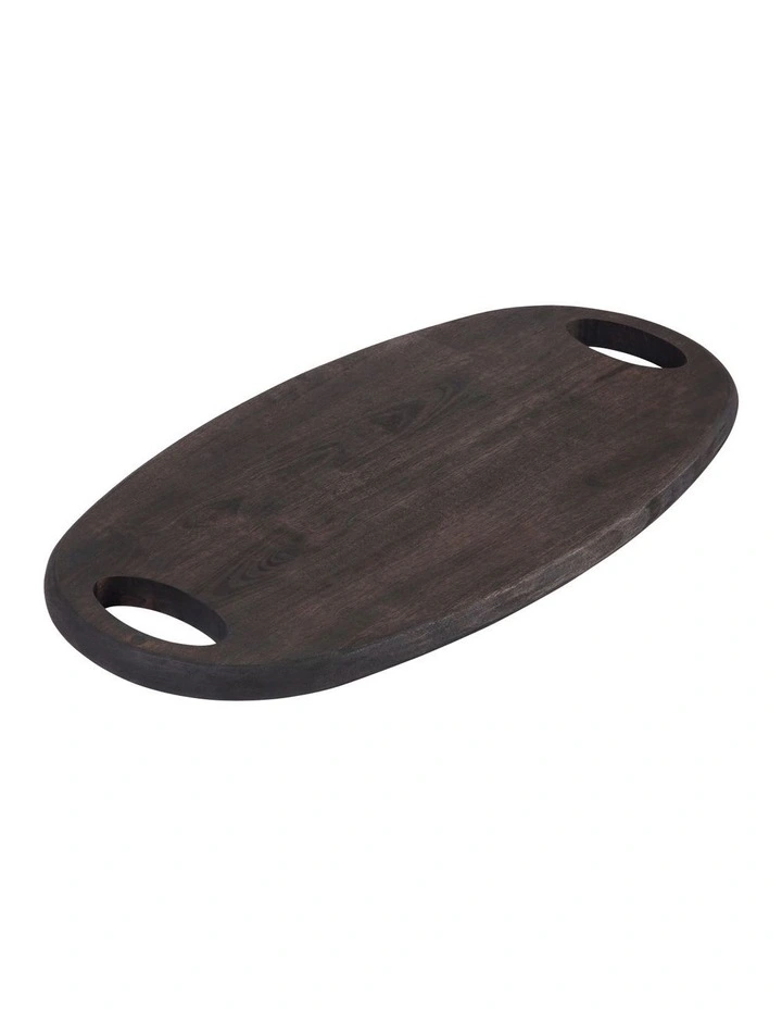 Maxwell & Williams Graze Oval Serving Board 48x25x2cm In Black - Image 2