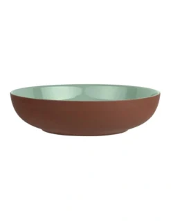 Maxwell & Williams Sienna Serving Bowl 28x7cm In Brown/Teal