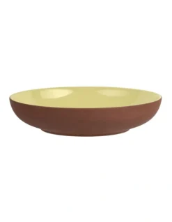 Maxwell & Williams Sienna Shallow Bowl 22x4.5cm In Brown/Straw
