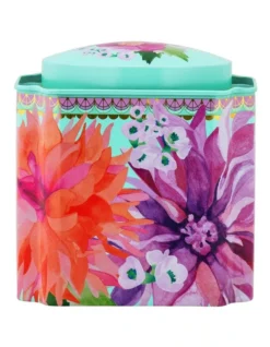 Maxwell & Williams Teas & C's Dahlia Daze Tea Tin Dahlia Sky In Multi