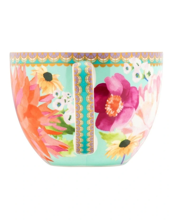 Maxwell & Williams Teas & C's Dahlia Daze Breakfast Cup & Saucer 480ML Gift Boxed In Multi - Image 3