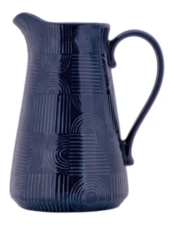 Maxwell & Williams Arc Jug 2.4L Gift Boxed In Indigo Blue