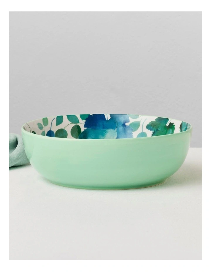 Maxwell & Williams Giverny Round Serving Bowl 25cm Gift Boxed In Green - Image 4