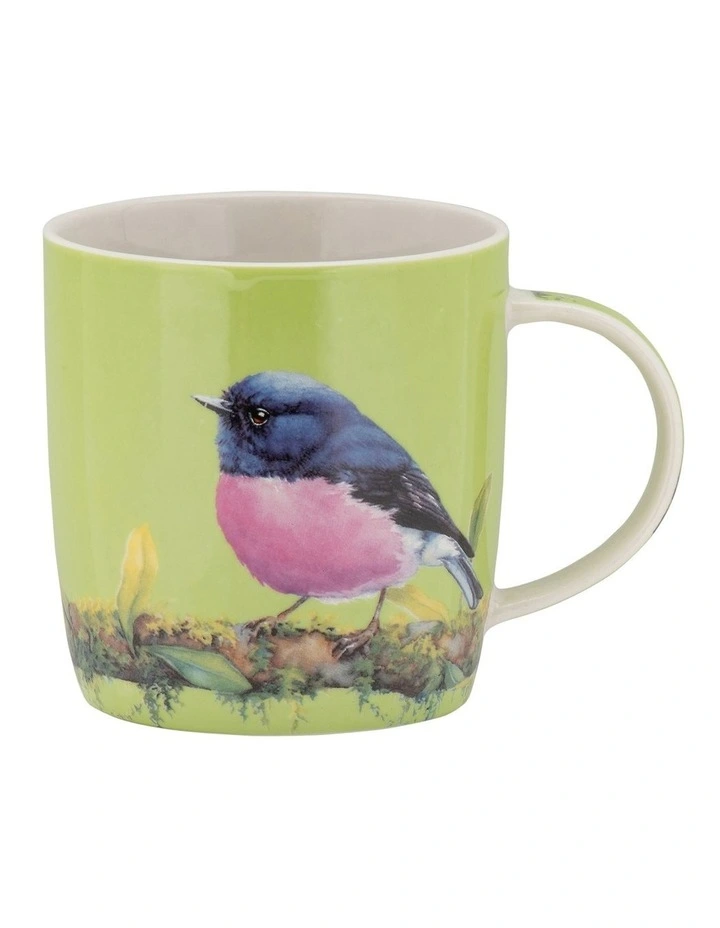 Maxwell & Williams Bird Talk Mug 370ml Pink Robins Gift Boxed