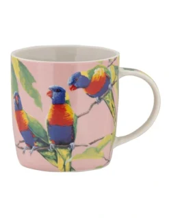 Maxwell & Williams Bird Talk Mug 370ml Rainbow Lorikt Gift Boxed