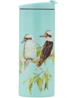 Maxwell & Williams Katherine Castle Bird Talk Double Wall Insulated Cup 350ml Kookaburras