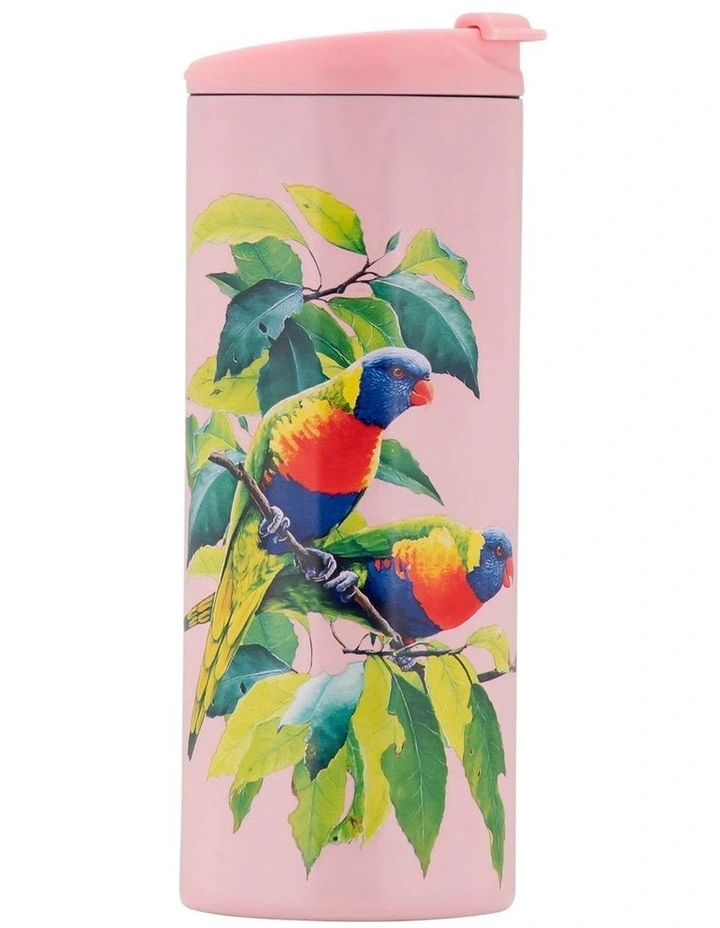 Maxwell & Williams Katherine Castle Rainbow Lorikeets Double Wall Insulated Cup 350ml