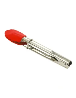 Maxwell & Williams Grabbers 18cm Silicone Mini Tongs Red