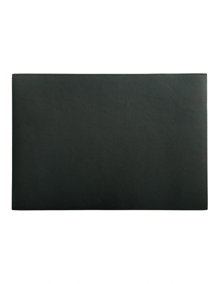 Maxwell & Williams Table Accents Leather Placemat 43x30cm In Charcoal