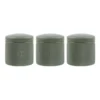 Maxwell & Williams Gift Boxed Epicurious Canister 600ml Set Of 3 In Sage