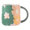 Maxwell & Williams Power Pop Daisy Mug 370ml In Green/Orange