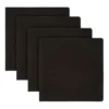 Maxwell & Williams Cotton Classics Napkin Set Of 4 45x45cm In Black