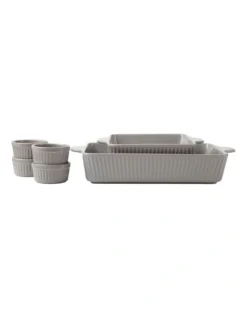 Maxwell & Williams Gift Boxed Radiance Bakeware Set 6 Piece In Grey